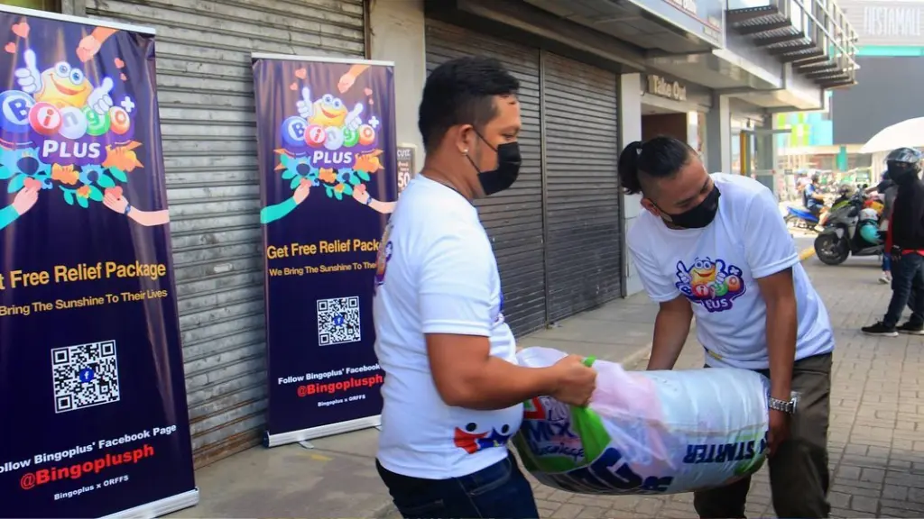 BingoPlus team packing relief goods