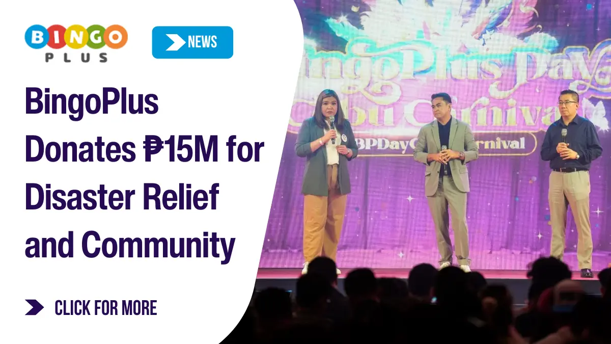 BingoPlus Donates ₱15M for Disaster Relief and Community