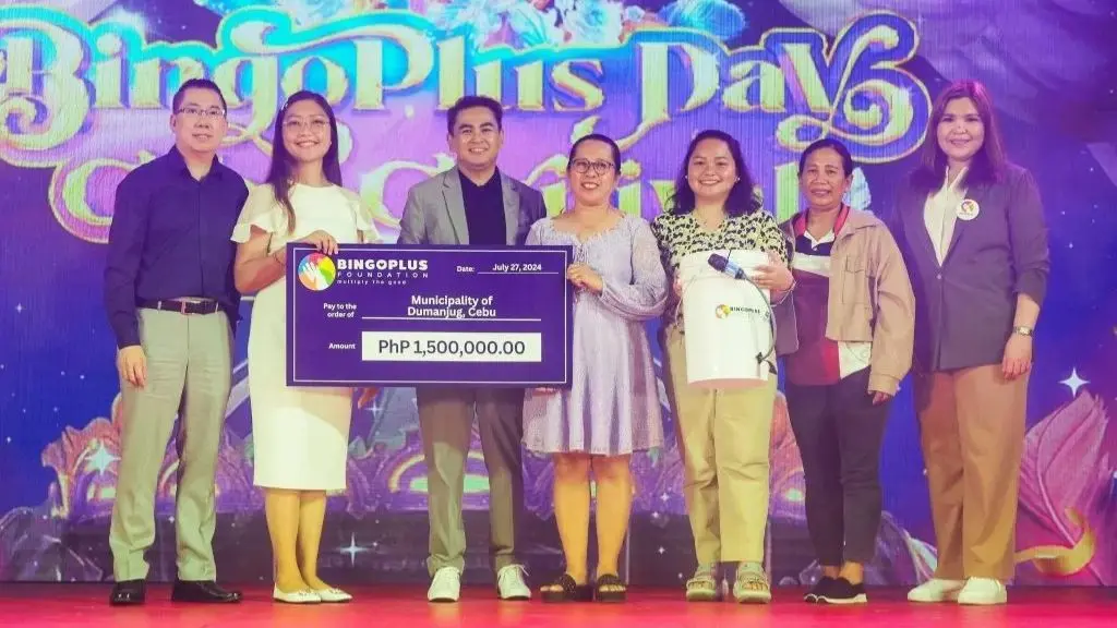 BingoPlus leaders and PADS team celebrate donation for adaptive sports center