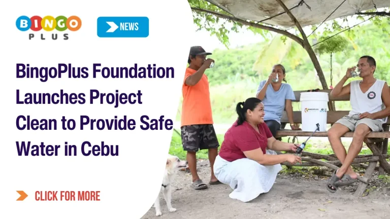 BingoPlus Foundation Launches Project Clean to Provide Safe Water in Cebu