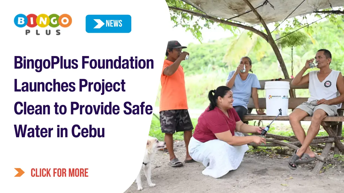 BingoPlus Foundation Provide Safe Water to Cebu