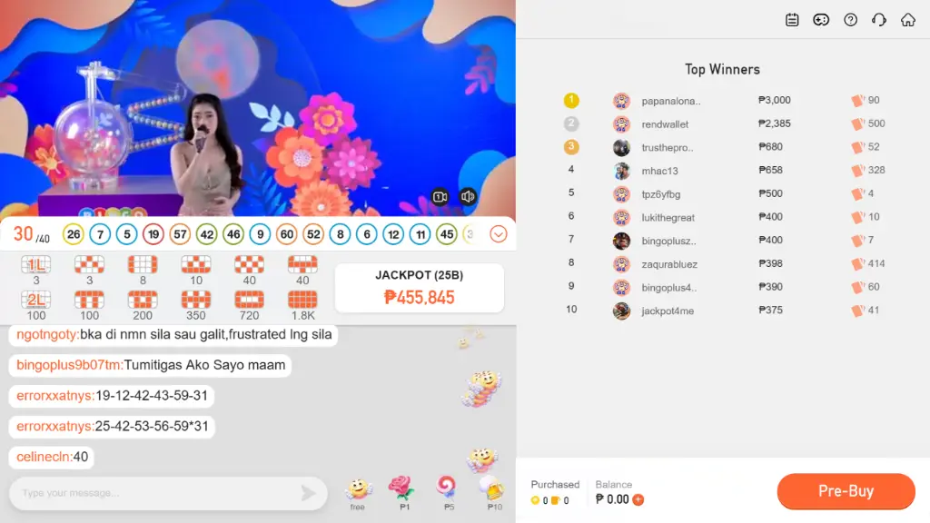 Bingo Rush game room screenshots