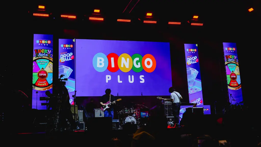 BingoPlus’ logo exposure on an LED screen at the Howlers Manila 3.0
