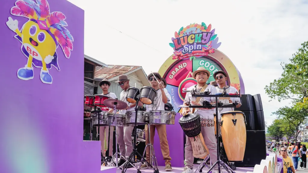 BingoPlus’ marching band during the float parade at Sinulog Festival 2025