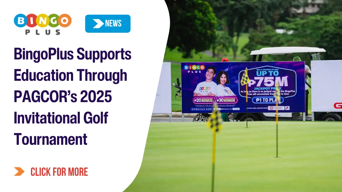 BingoPlus Supports Education Through PAGCOR’s 2025 Invitational Golf Tournament