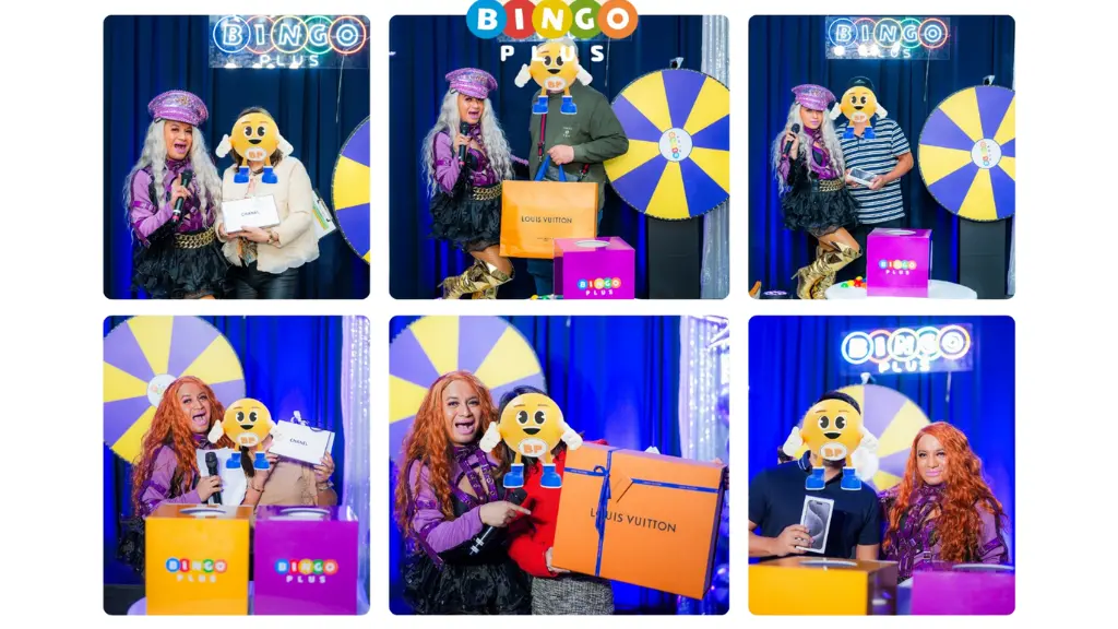 VIPs took photos with Boobay holding their prizes