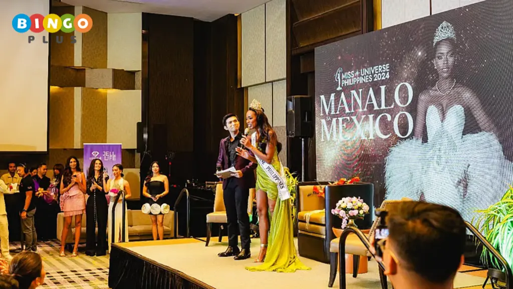 Miss Universe Philippines 2024 Chelsea Manalo during her send-off party on October 10, 2024