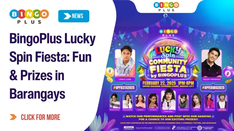 BingoPlus Lucky Spin Fiesta: Fun & Prizes in Barangays