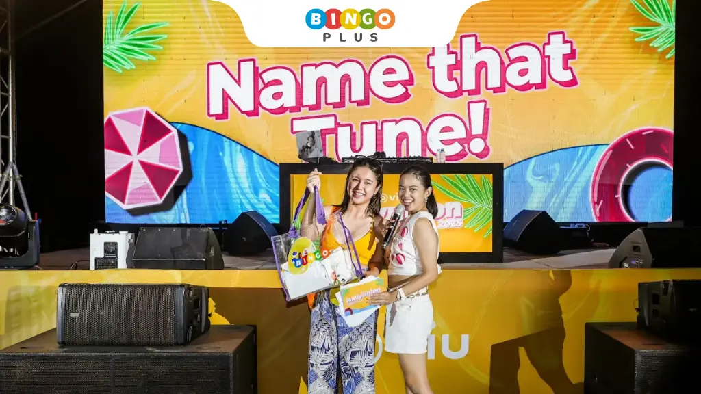 BingoPlus game segment ‘Name that Tune’ during the HALLYUnion 2025.