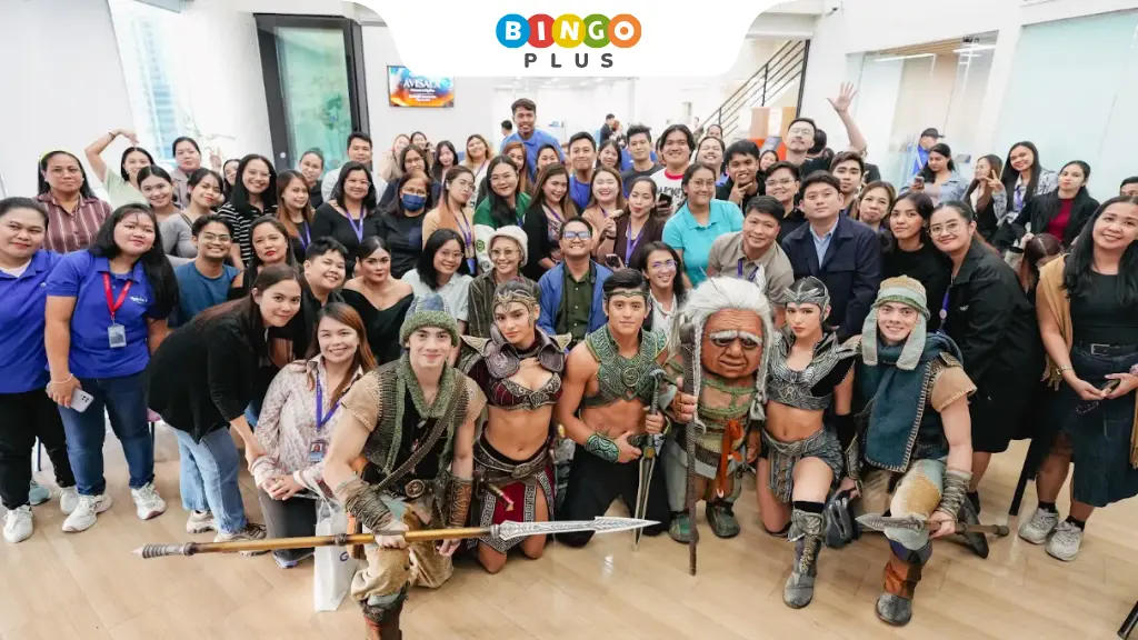 BingoPlus employees and the cast of Sang’gre