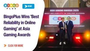 BingoPlus Wins 'Best Reliability in Online Gaming' at Asia Gaming Awards