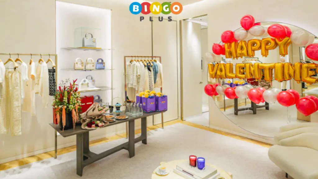 Dior store Valentine's Day theme scene layout picture