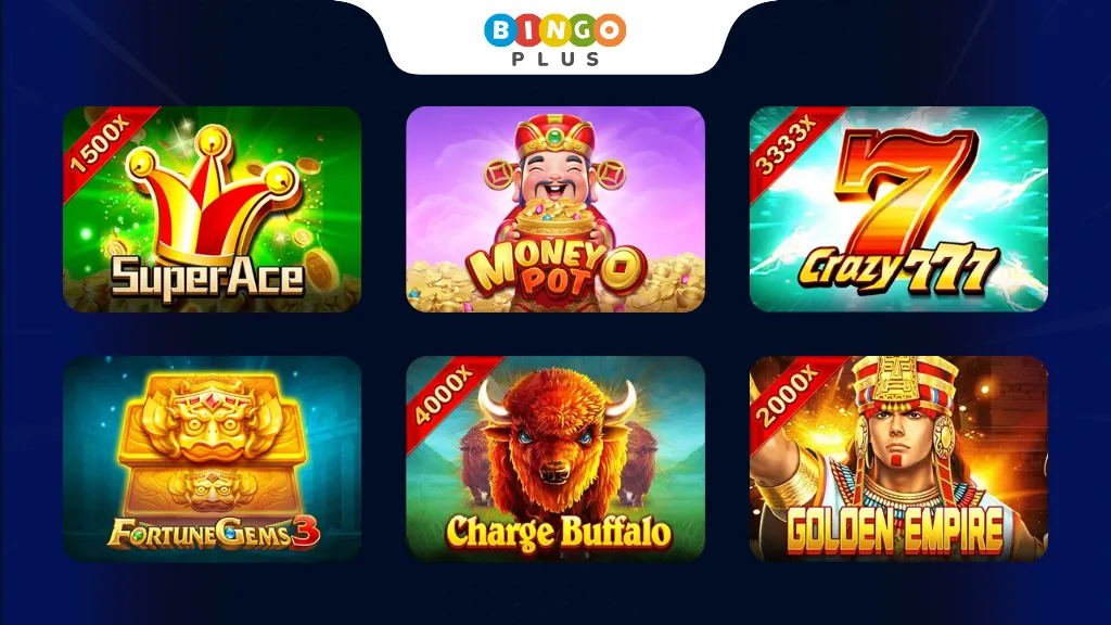 JILI slot game at BingoPlus - Super Ace, Crazy 777, Fortune gems, Golden empire