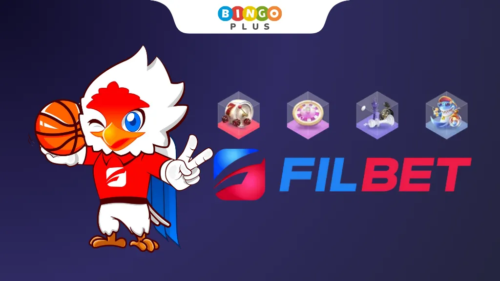 Official Filbet Casino logo and brand mascot