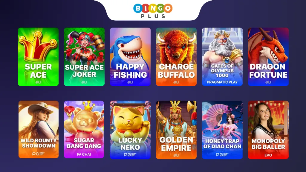 Popular casino games on Filbet