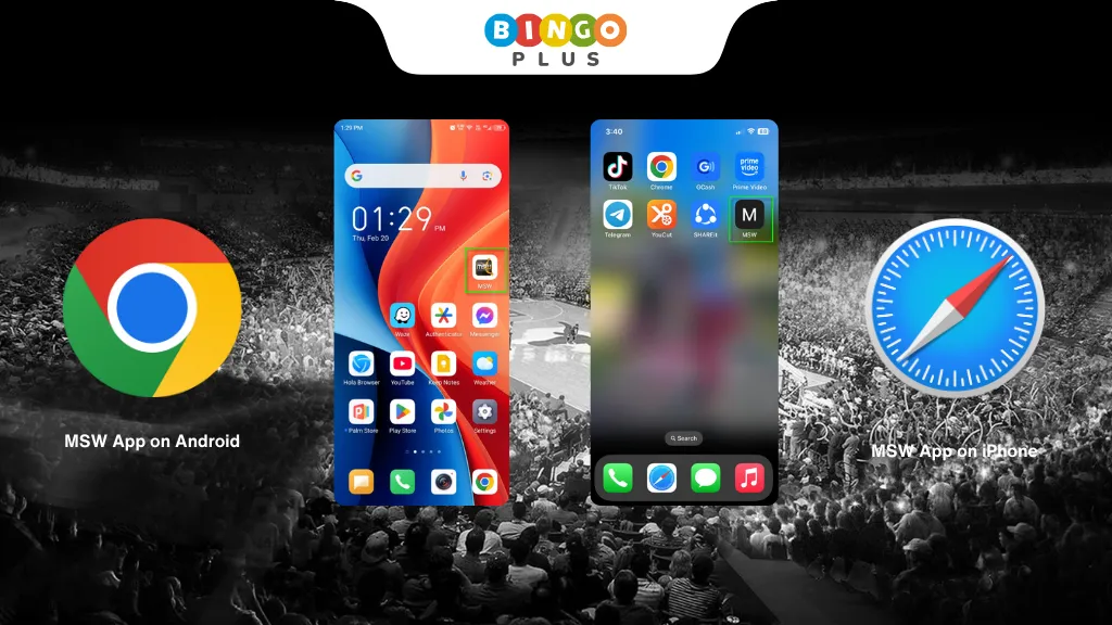 MSW App on Android and iPhone