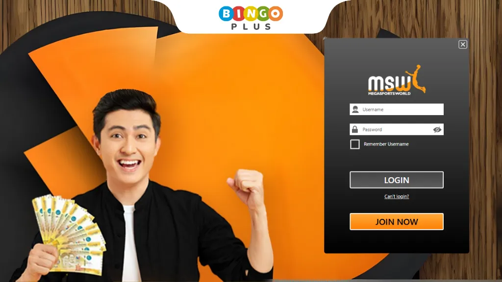 MSW registration and login window