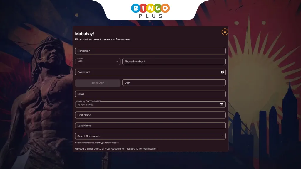 S5 Casino Registration page diagram