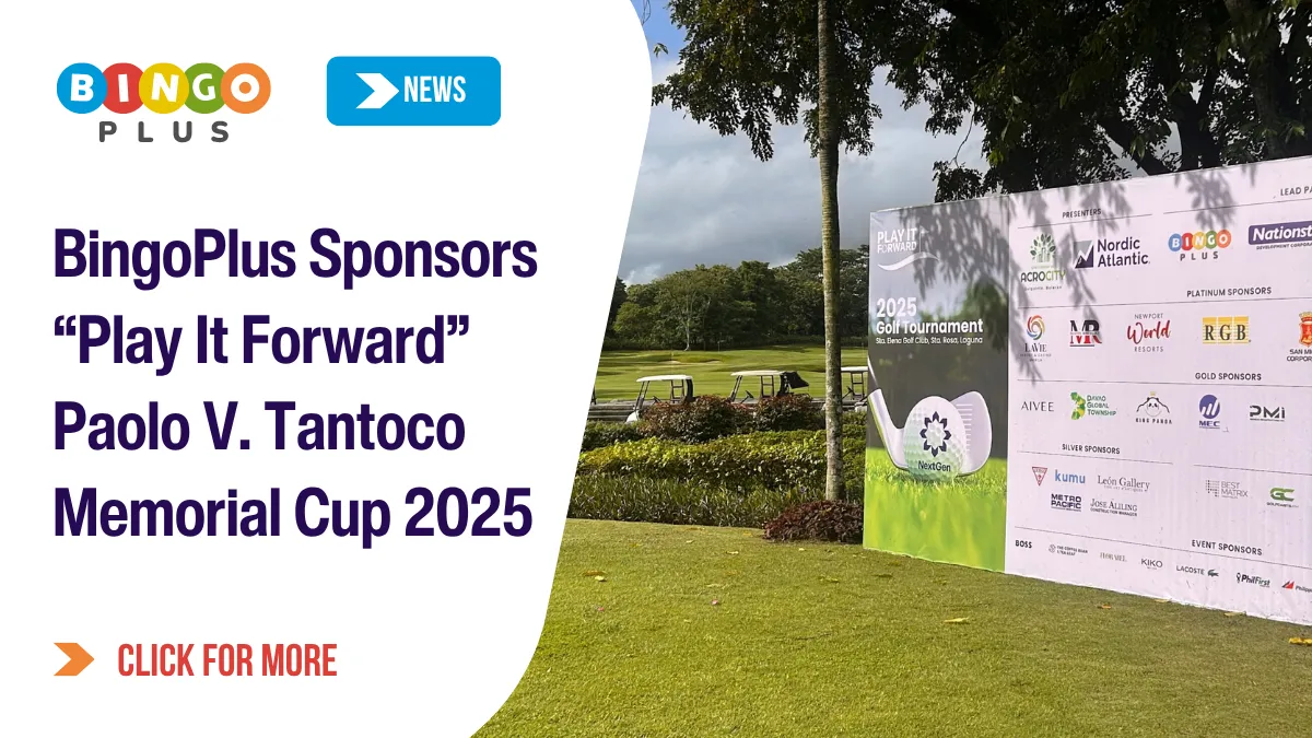 BingoPlus Sponsors 2025 Paolo V. Golf Tournament