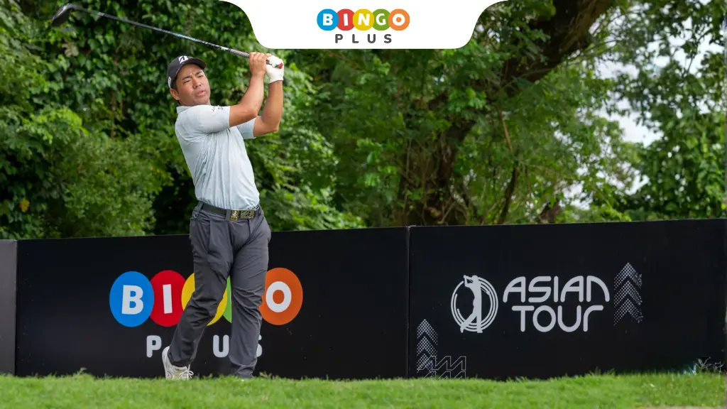 Kazuki Higa showcasing a spectacular hitting moment during the International Series Philippines