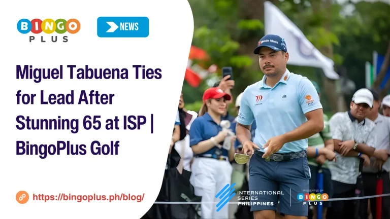 Miguel Tabuena Ties for Lead After Stunning 65 at International Series Philippines | BingoPlus Golf
