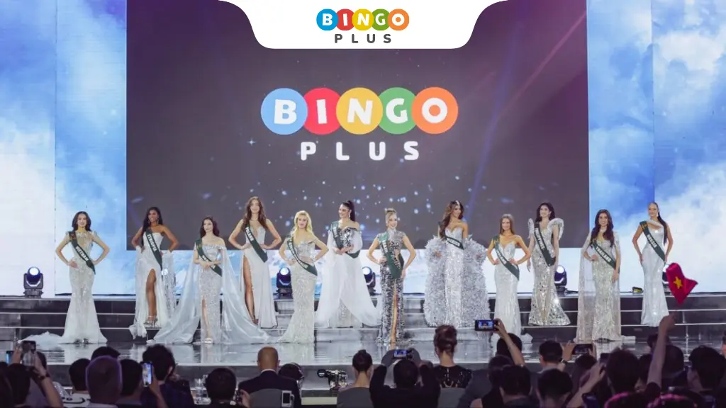 2025 Miss Earth contestant wearing a sparkling silver evening gown at the beauty pageant