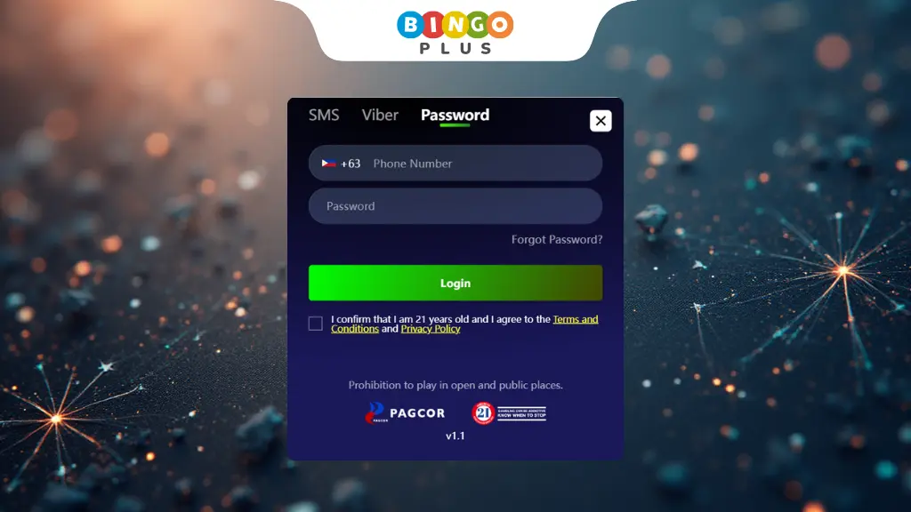 Casino Plus Login Page