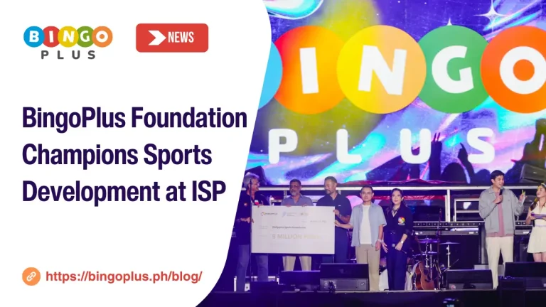 BingoPlus Foundation Champions Sports Development at ISP