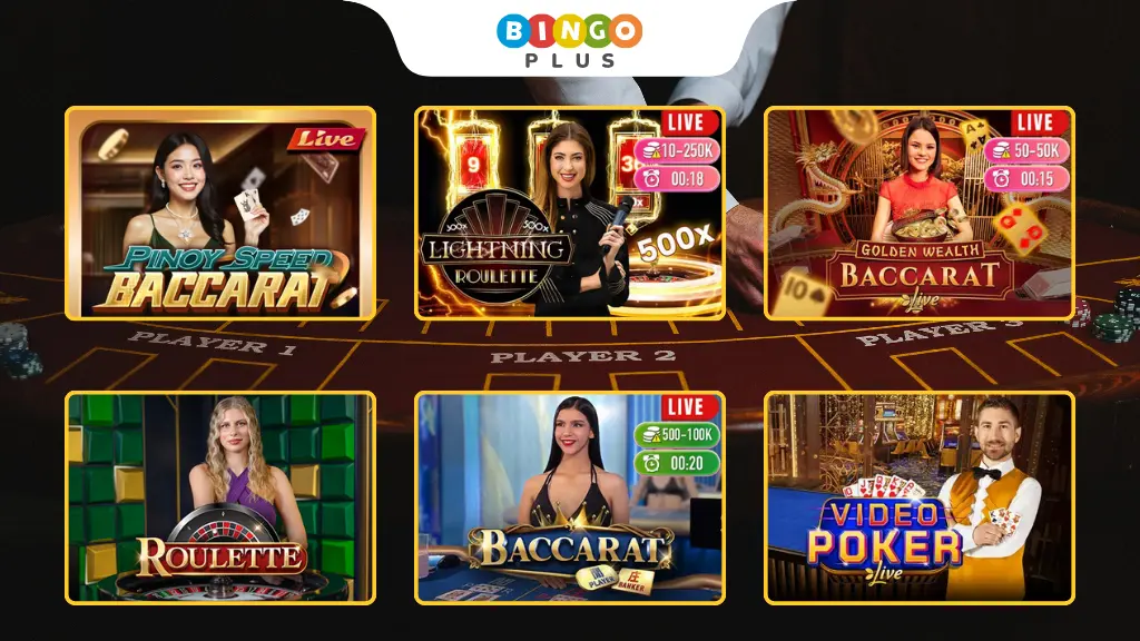 InPlay Casino Live Casino games