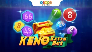 Keno Extra Bet feature with bonus multiplier at BingoPlus