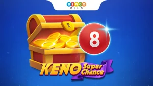 Keno Super Chance bonus grid feature at BingoPlus Casino