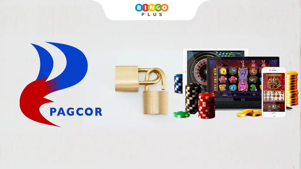 PAGCOR license badge indicating a secure and regulated online casino
