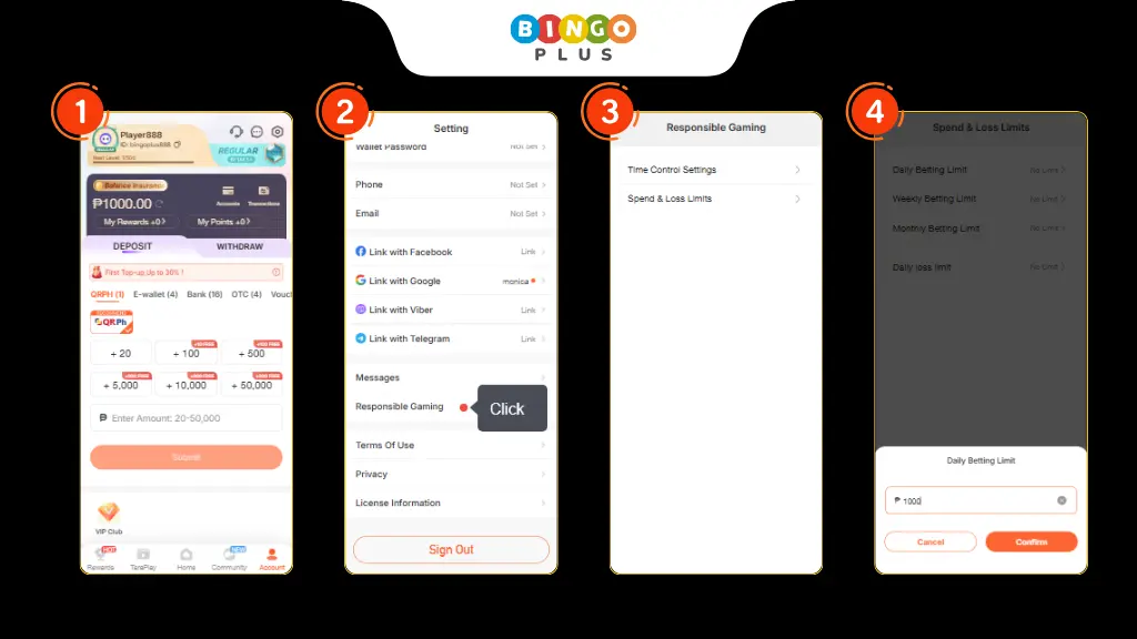 Bingoplus Responsible Gambling Step By Step Guide