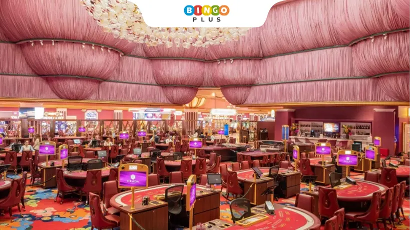 Okada Manila casino with luxury gaming tables