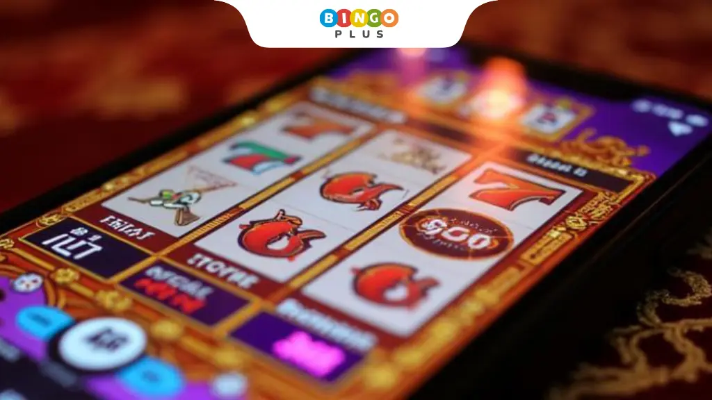 Classic 777 slots game interface on mobile