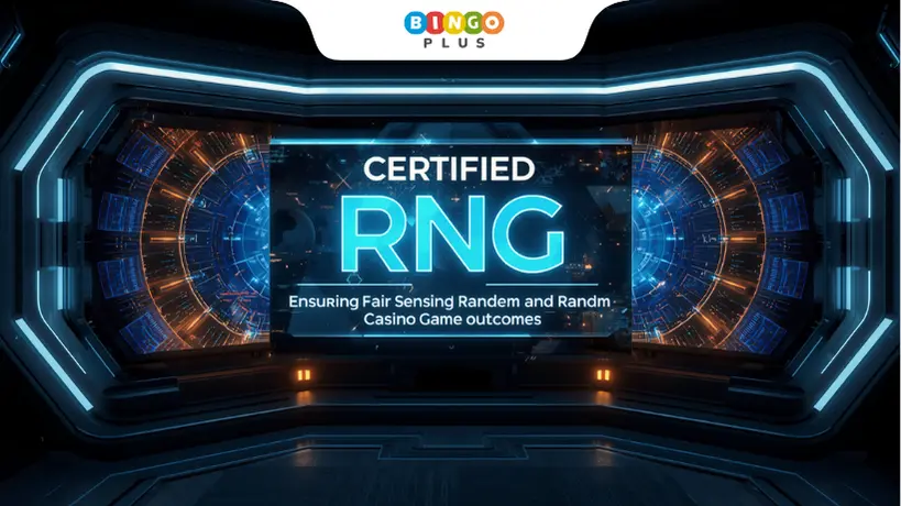 Certified RNG system ensuring fair and random casino game outcomes