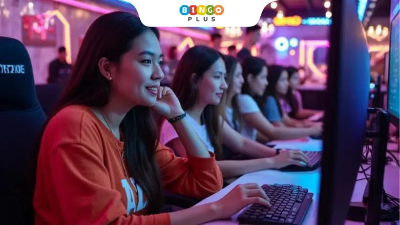 A group of Filipino gamers are enjoying themselves on a safe and reliable platform, looking relaxed and at ease.