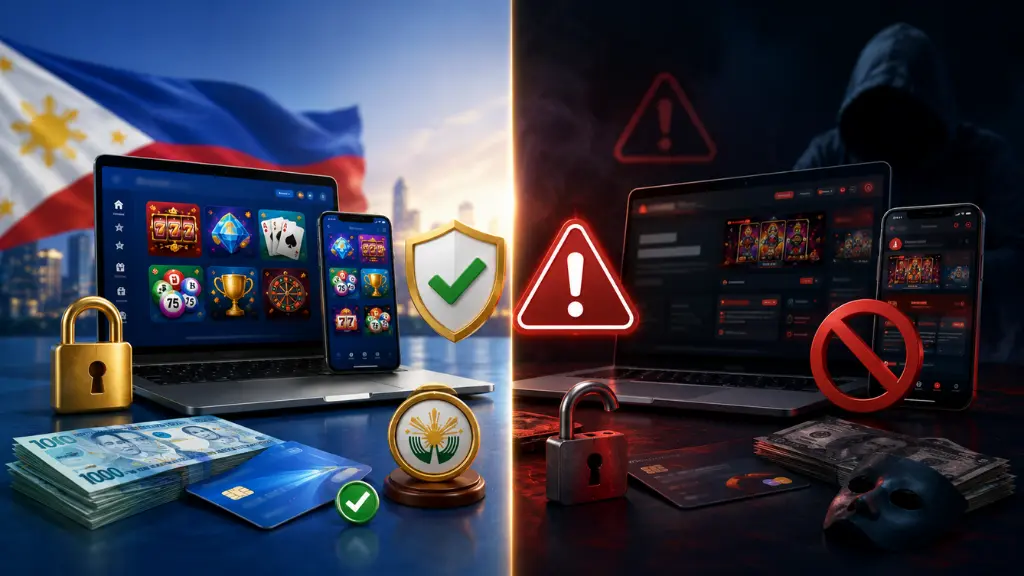 Comparison between PAGCOR licensed and unlicensed online gaming platforms in the Philippines