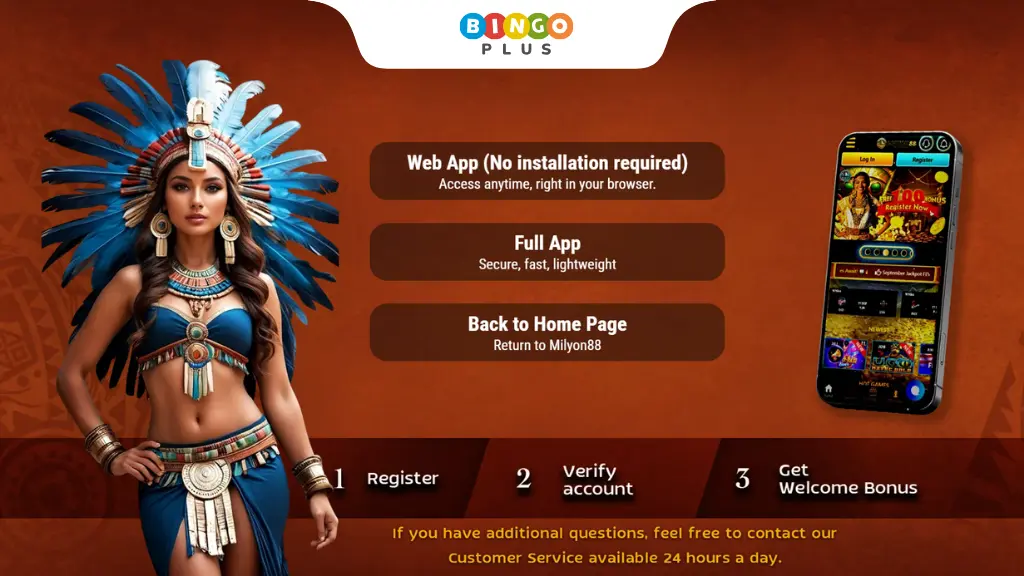 Milyon88 Web App And Apk Download Page