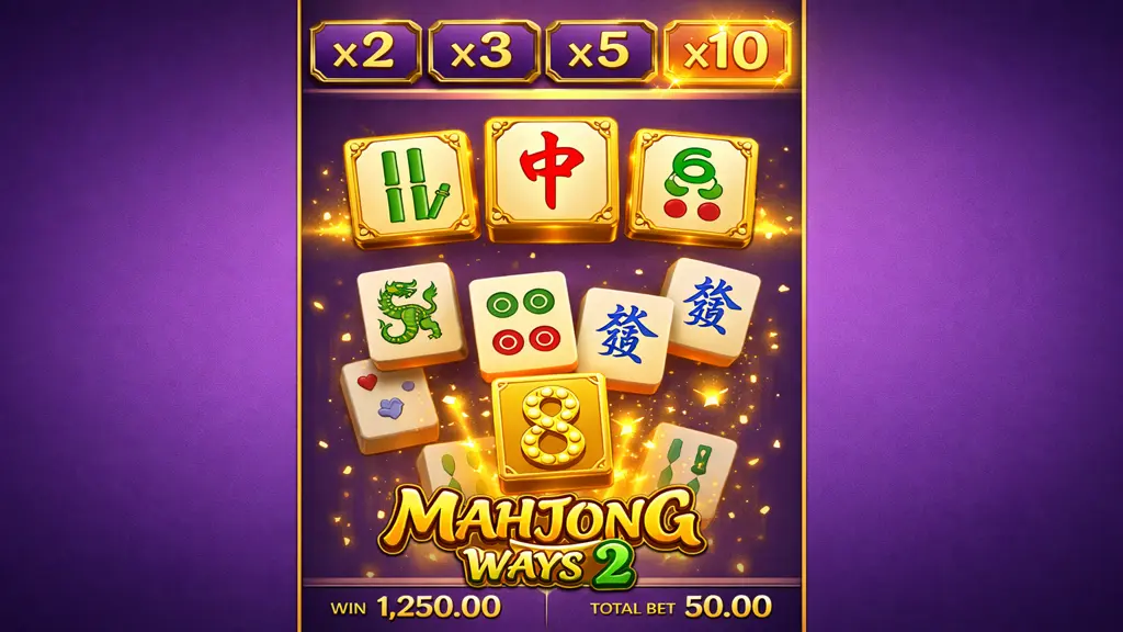 PG Soft Mahjong Ways 2 Slot High Multiplier Cascade