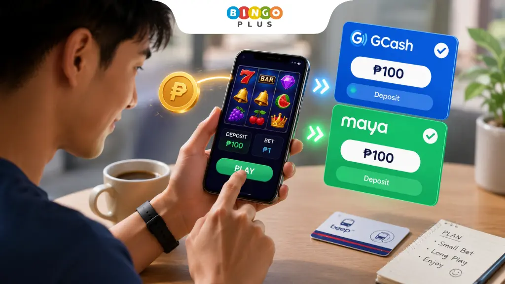 Filipino player making small deposits through digital wallets for low stake gaming