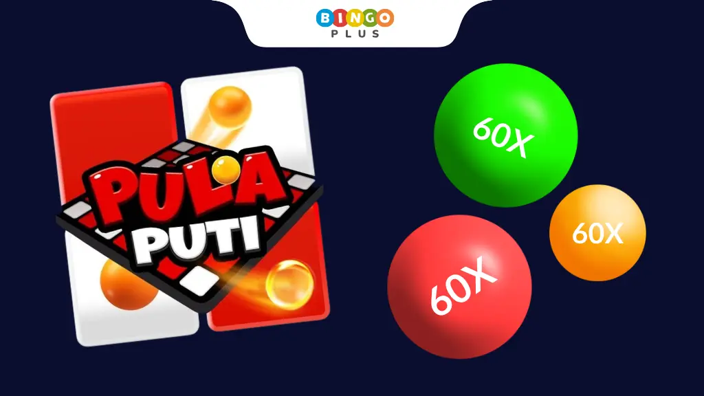 Pula Puti online game with red and white balls and 60x multiplier