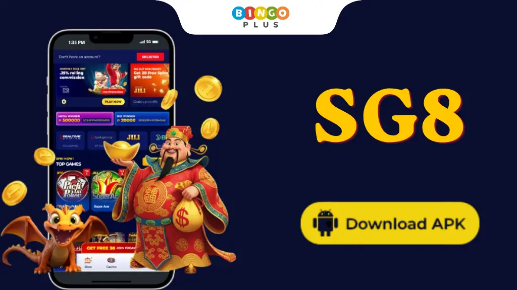 SG8 Casino Android APK Download Page