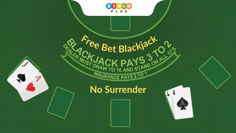 Free Bet Blackjack no surrender rule explained for casino players