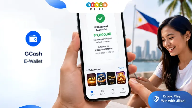 Jiliko GCash deposit and withdrawal process on mobile