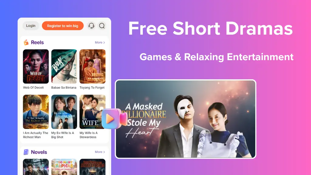 On the BingoPlus App, players can watch vertical short dramas for free outside of game time.