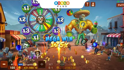Fortune Zombie Lucky Wheel Feature