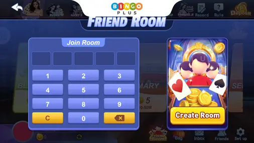 Gamezone Tongits Plus Friends Room