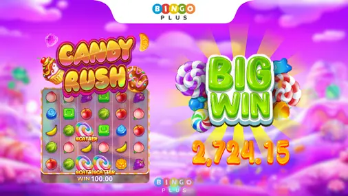 Candy Rush Slot Big Win