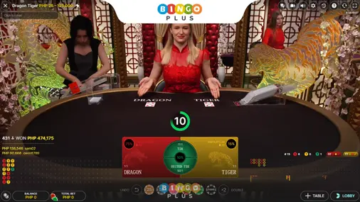 Dragon Tiger Online Casino Game Betting